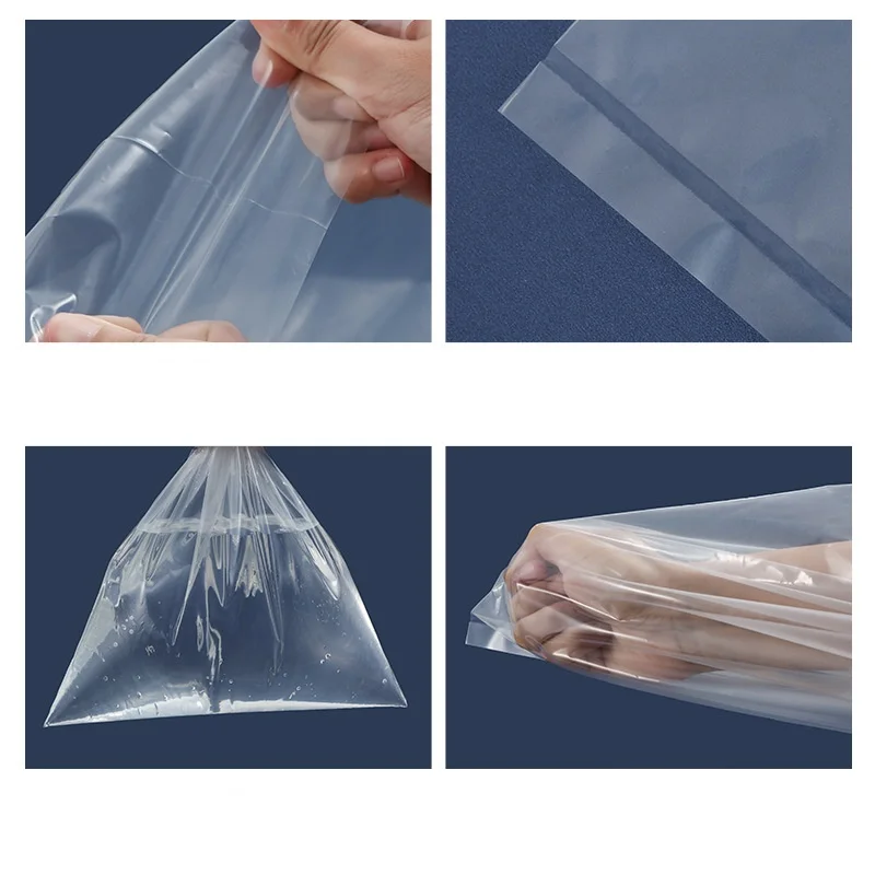 Pallet Cover Bin Liner Box Square Bottom Bag Heat Seal for Fruit/Cake/Break/Nuts LDPE/HDPE Plastic Liner Bags Packaging
