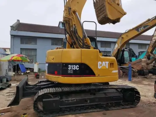 13ton Cat подержанный гусеничный гидравлический экскаватор 313c Подержанный ручной оригинальный 313
