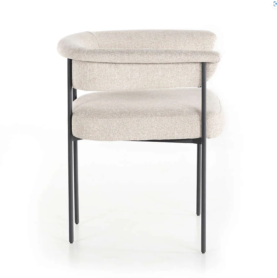 nordic design silla indoor furniture dinning room armchair side chair antique chairs boucle fabric chairs for hotel restaurant