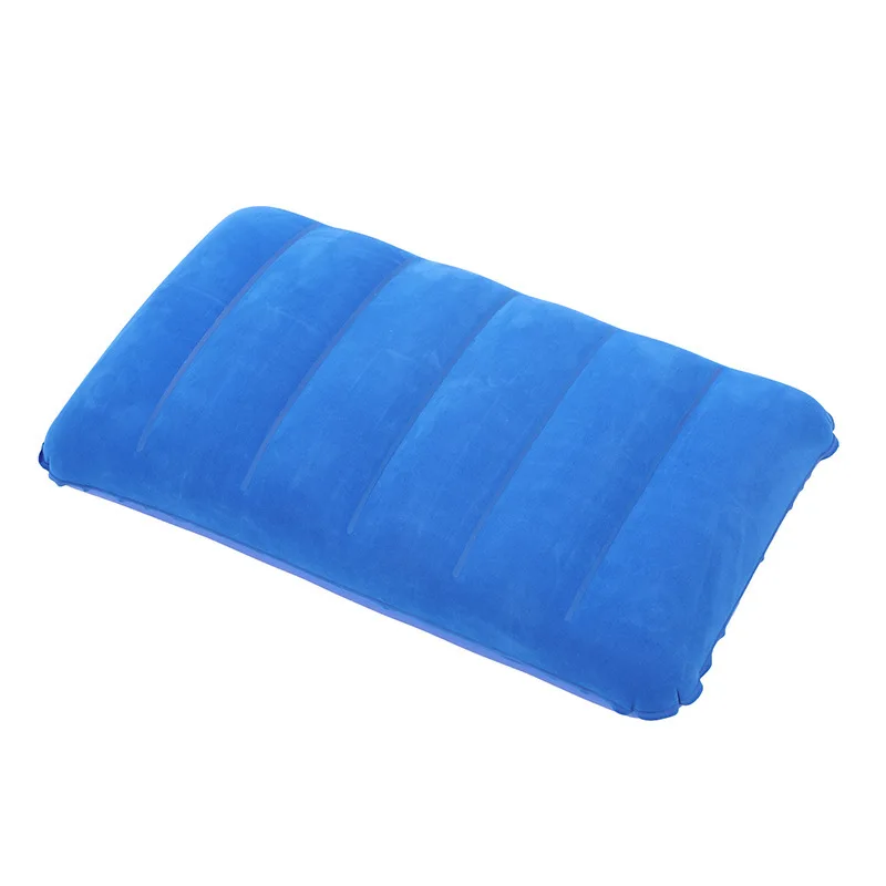 Factory Wholesale Flocked PVC Material Multi Color Cheap Movable Inflatable CUSHION for Outdoor Camping Traveling Office Use