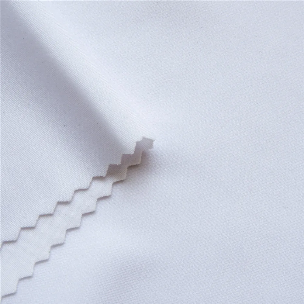 40D Increase density hygroscopic semi-gloss polyester garment fabric for printing T-shirt white textile