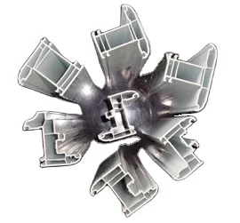 ZD upvc профиль резиновая Коэкструзия поставка ПВХ профиля для дверей и