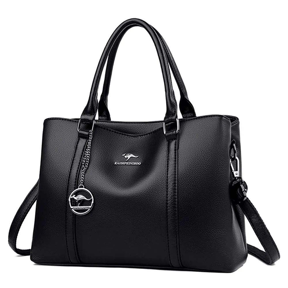 JIANUO large women bag pu leather handbags in guangzhou