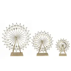 Ferris wheel Ornaments  marble iron crafts home decor luxury table Decoration  decor crafts great gifts Coffee Table Centerpiece