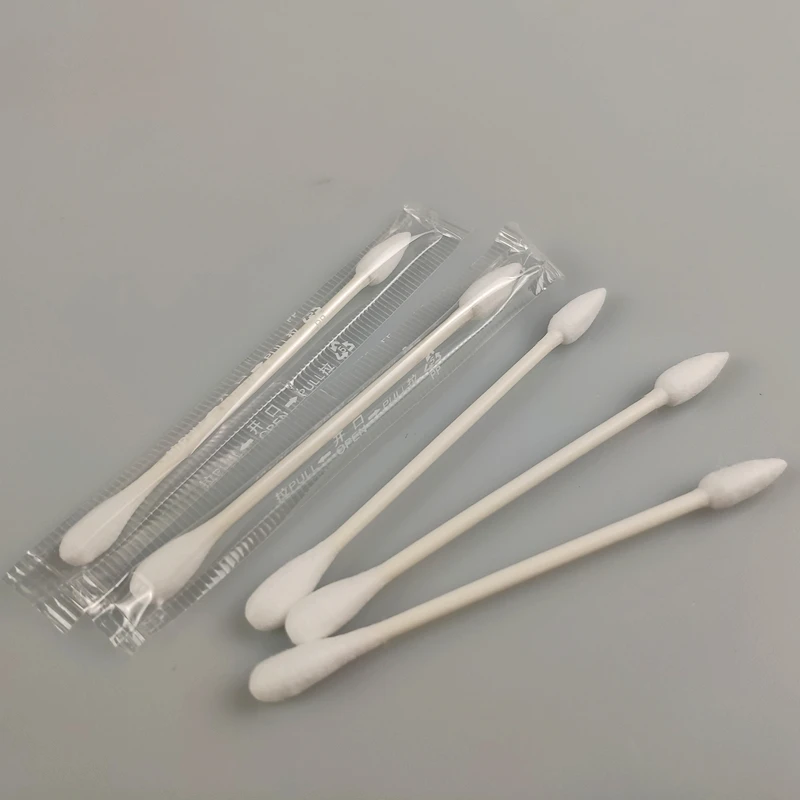 Individual Packaged Tip Head Makeup Remover Cotton Buds Swab