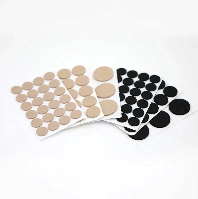 Strong Adhesive Felt Furniture Pads / Chair Table Sofa Cabinet Leg Pads Floor Protector Anti Slip Pads