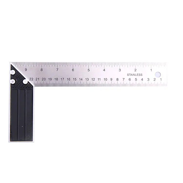 High Precision Universal Metal Angle 90 Degree Aluminium Handle L-square Angle Ruler Measuring Tools