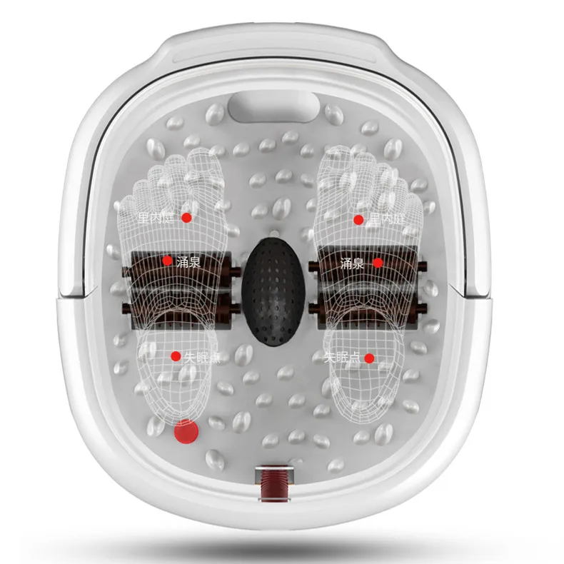 Portable Relax Foldable Soaking Bucket Basin Collapsible Pedicure Foot Massager Foot Spa Bath