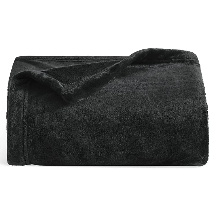 Microfiber Throw Blanket Flannel Fleece Sofa Throws Soft Travel Micro-fleece Yarns Blankets Throws For Sofa