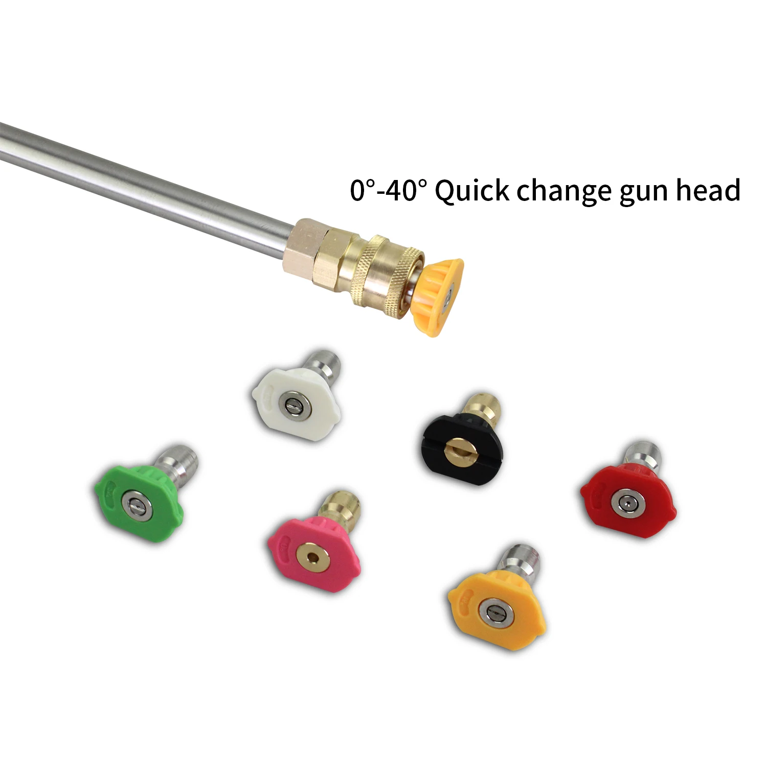 ultra high pressure auto clean water jet root cutting nozzle stainless steel