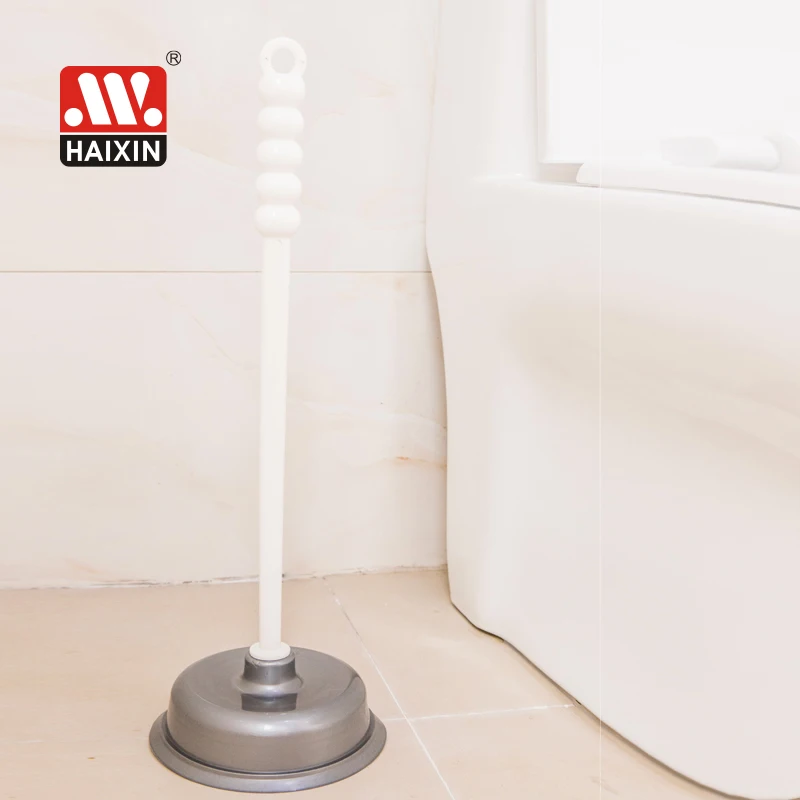 Bathroom House Drain Blaster Long Handle Scrubber PVC High Pressure Sink Clog Blockage Remover Pump Sewer Plastic Toilet Plunger