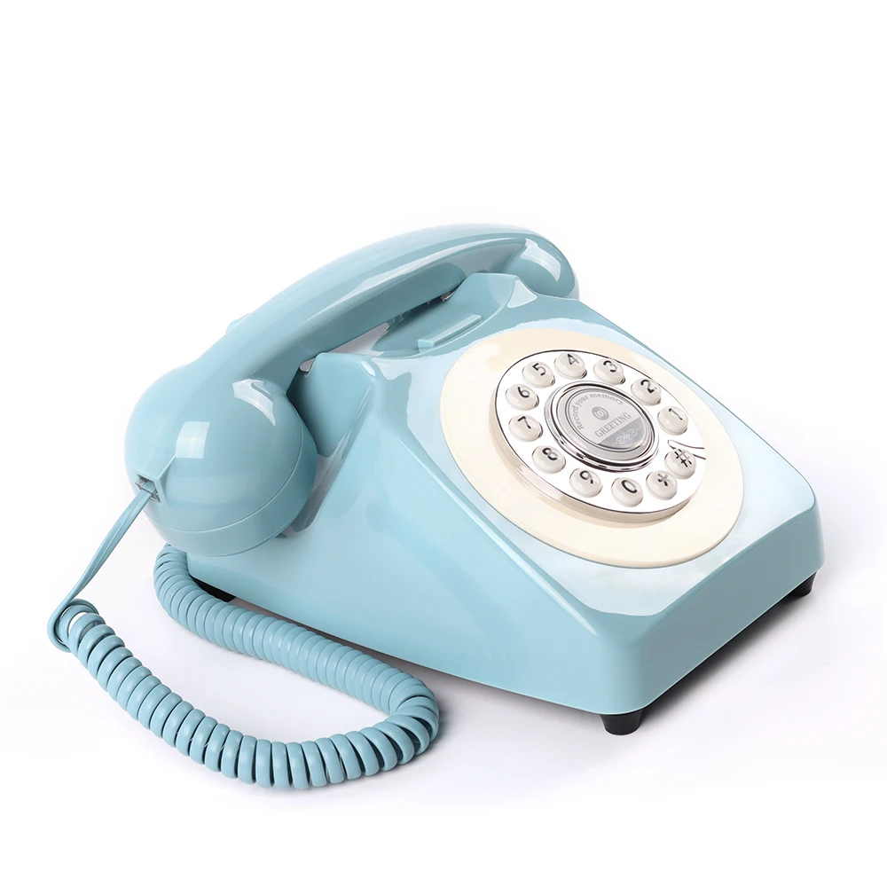 Factory Price Guest Audio Book Antique Telephone Decorative Recording Phone Audio Guestbook for Events