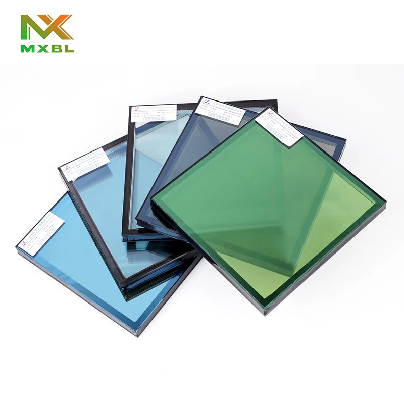 Top Quality glass window double glazing insulated tempered glass window for building