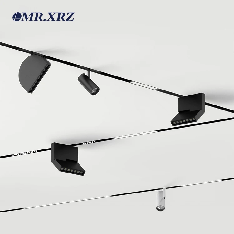  Высокое качество DC 24V Led креативные потолочные прожекторы магнитные трековые светильники для выставочной