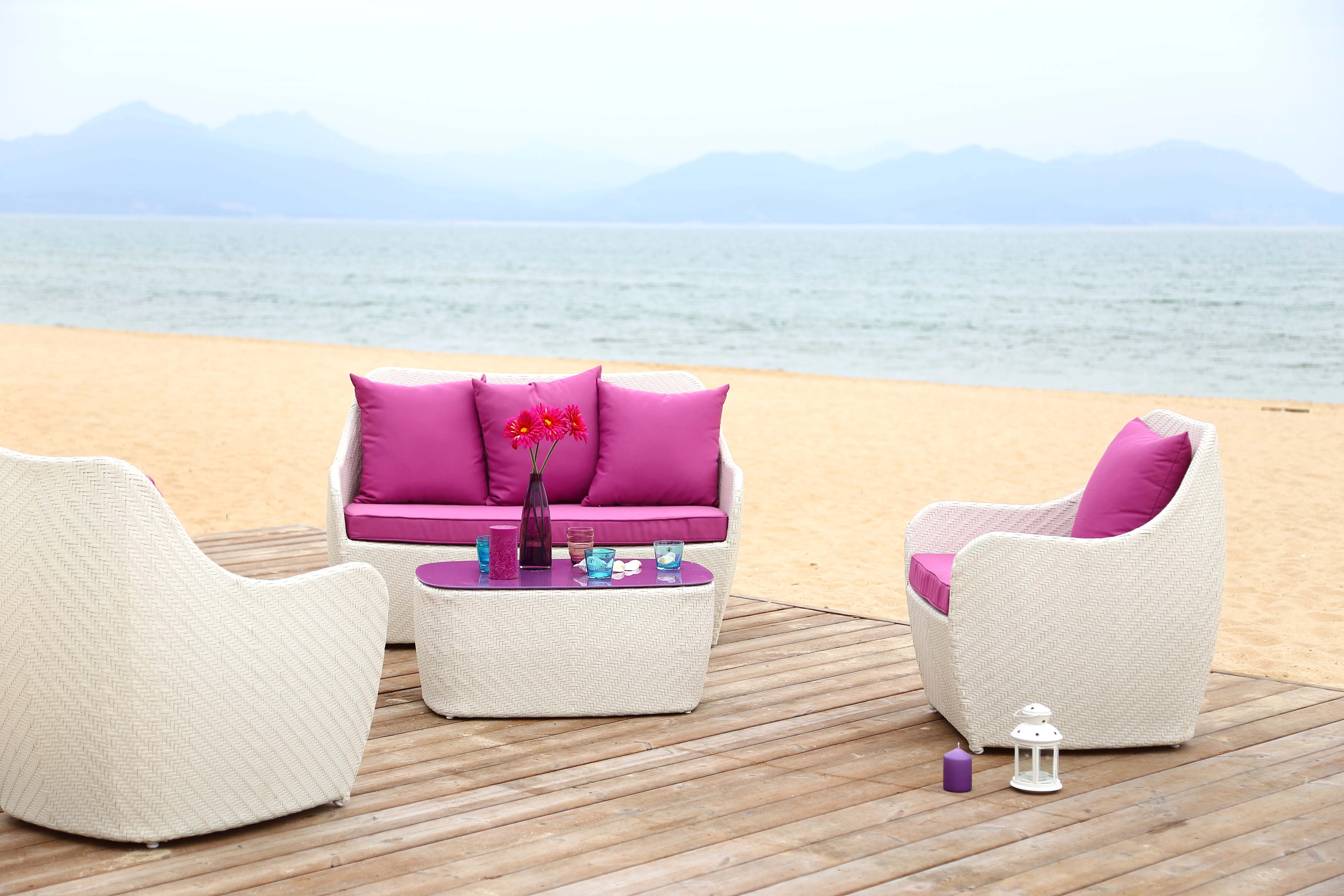 
MEIYAXIN outdoor comfortable rattan garden table set(accept customized) 