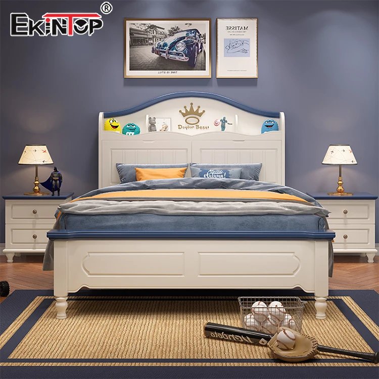 Ekintop Kid Bed Room Furniture Cartoon Wooden Children Design