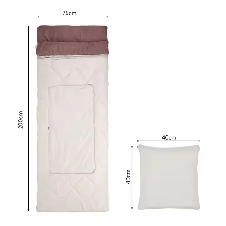 Special Design Ultralight Waterproof Skin-Friendly Portable Sleeping Bag Camp Bag Sleep Easy to Carry for 1 Person Hiking