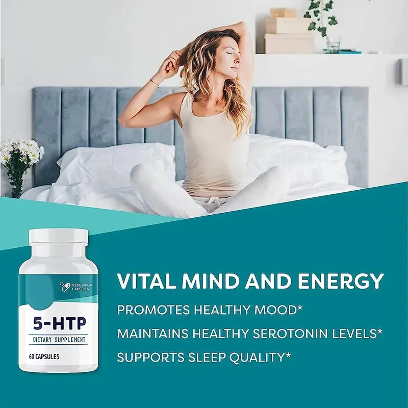 OEM/ODM/OBM Factory Supply Natural Griffonia Simplicifolia Seed Extract Private label 5-htp capsules 5 hydroxytryptophan capsule