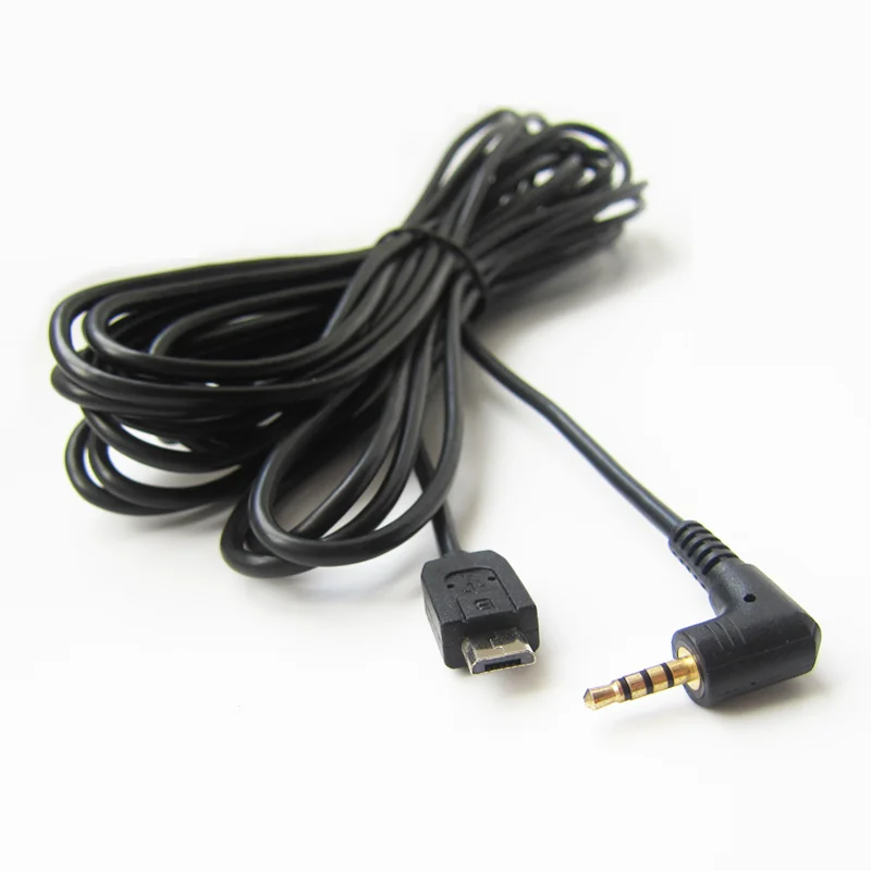 Jack Right Angle Stereo to Micro B USB 5P AUX Kabel Custom Cable Android Stereo 2.5MM 4 Poles/customized Rohs