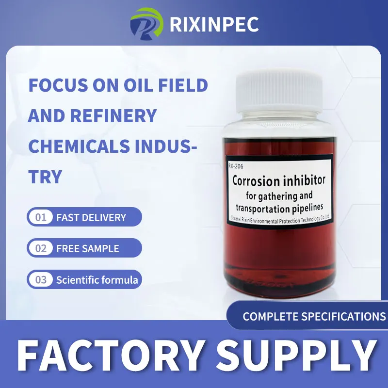 Oil corrosion inhibitor, oil field crude oil centralized transport pipeline anti oxidation film block, free sample