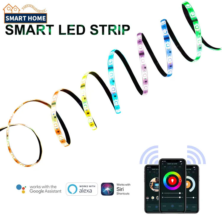 Plug 4mm Pcb Rgb Neon Manufacture Lumen Rope Dream Light Kit App Smart Home Govee For Outdoor Flexible Silicon Flex Led Strip