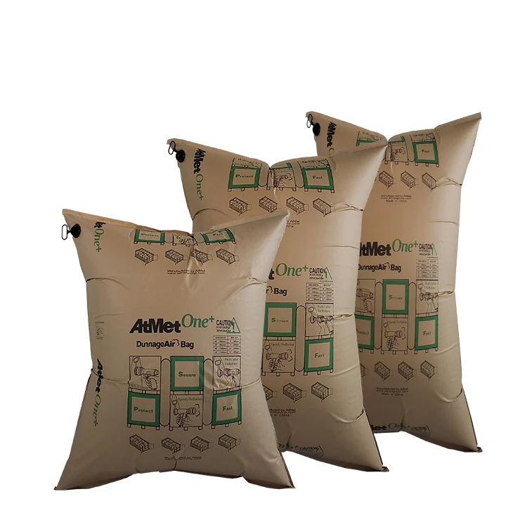 Super Air Dunnage Bags Brown Cargo Dunnage Air Bag for Container Protection Recyclable PP Woven Kraft Paper