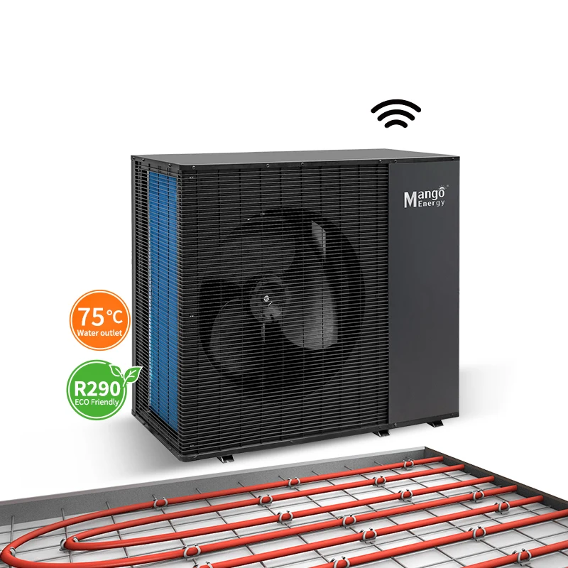 WIFI ERP A+++ R290 Monoblock Heat Pump Air To Water DC Inverter Heat Pump Heating Cooling