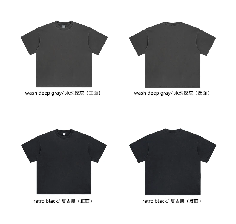 Винтажная футболка для мужчин с кислотной стиркой 100% логотипом супертяжелый хлопковый потертый негабаритный дизайн короткими рукавами унисекс