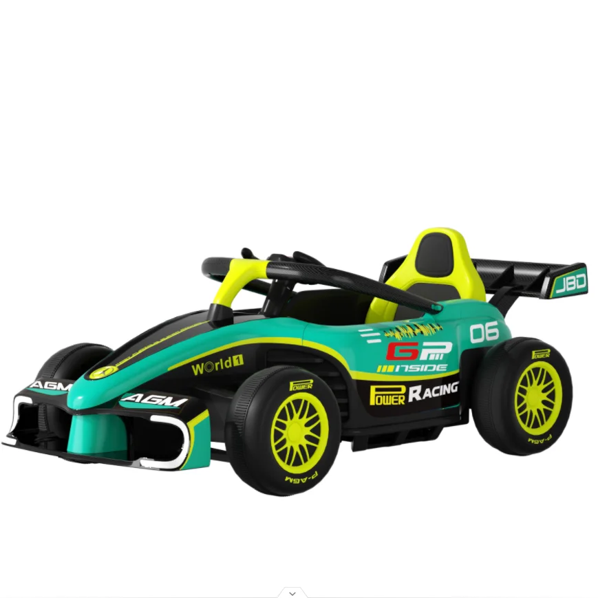 2024 Новый крутой дизайн Детский Электрический автомобиль Go Kart с пультом дистанционного управления шины Eva Детская езда на автомобиле