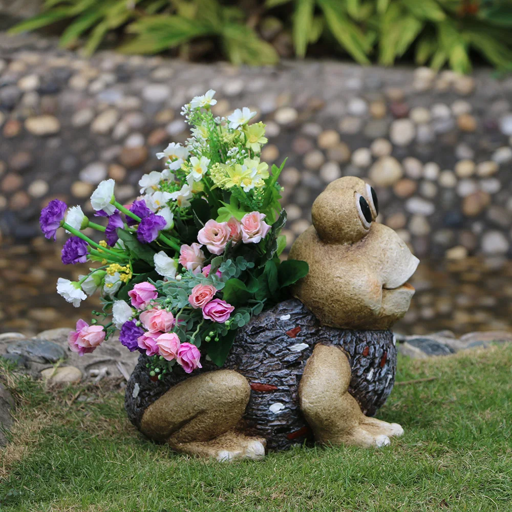 Cute Animal America Market Frog Flower Pot & Planters For Home Garden