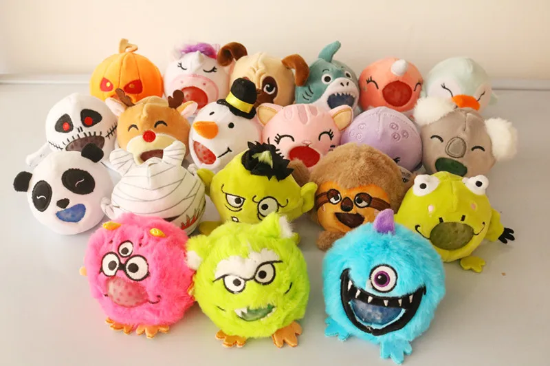 10CM Cute Cartoon Squishy Stuffed Animal Halloween Pumpkin Squeeze Toys Promotion Gifts Kids