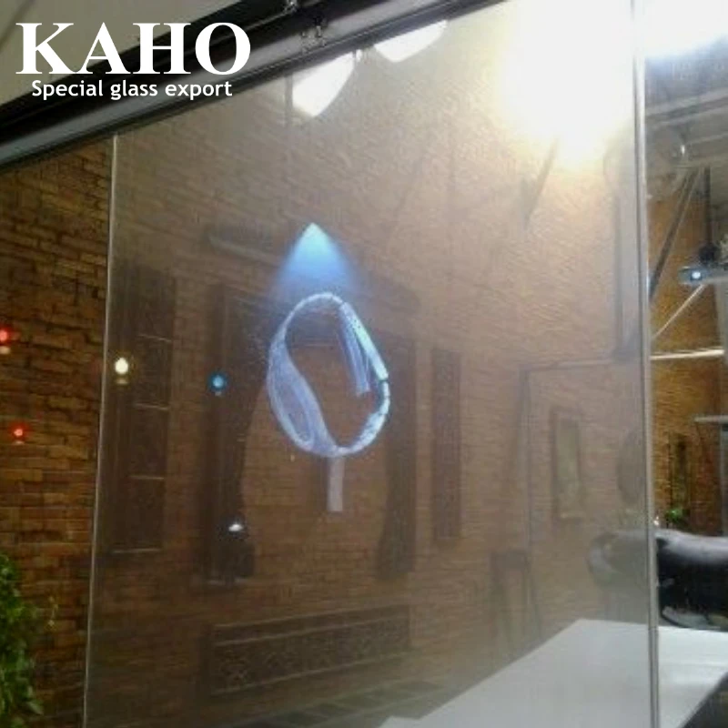 Self Adhesive Transparent Lamination 3D Rear Projection Screen Holographic Window Film