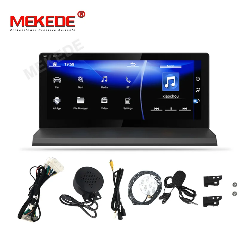 Автомобильный DVD-проигрыватель Mekede 10 25 дюймов Android 9 0 8 ядер 2 + 32 ГБ для Lexus NX 200t 300h nx200T GPS мультимедийный автомобиль Video1920 * 720