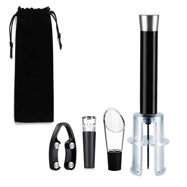 New Cheap Gift Idea 2024 Smart Safe Technology Corkscrew Wine Opener Pump Air Pressure Electric Wine Bottle Opener For Christmas