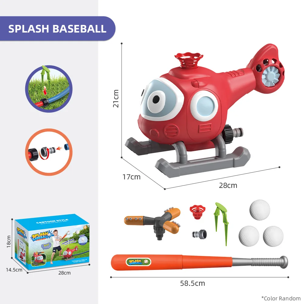 Water Spray Outdoor Toy Snail Sprinkler Backyard Garden Water Toys Summer Yard Cartoon Splash Sprinkler Baby Bath Toy for Kids