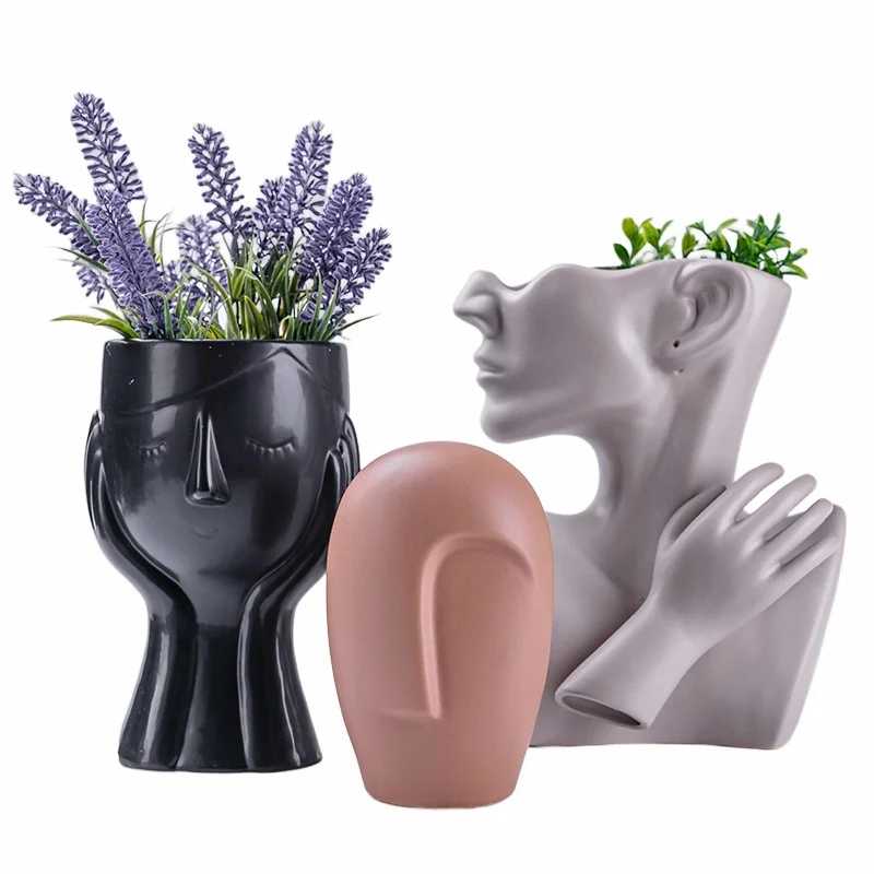 Minimalist Mini Luxury Outdoor Plant Vase For Church