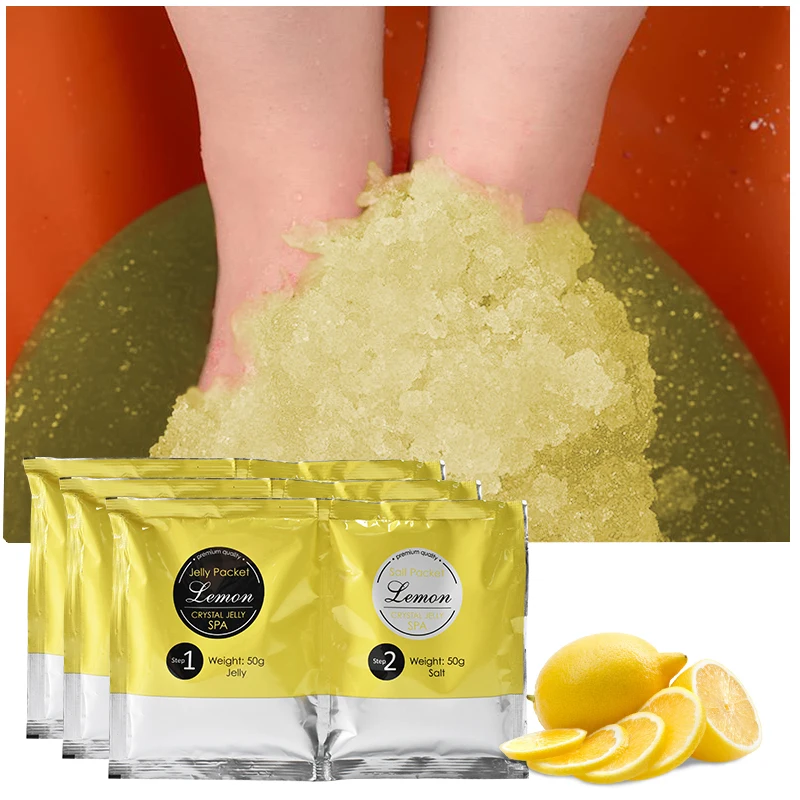Lemon Soak Foot Jelly With Spot Wholesale Factory Price