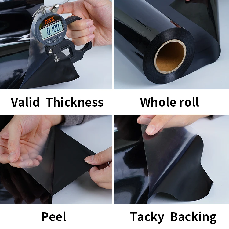 New Product White Black Htv Rolls Logo Custom Heat Transfer Vinyl For T-Shirt