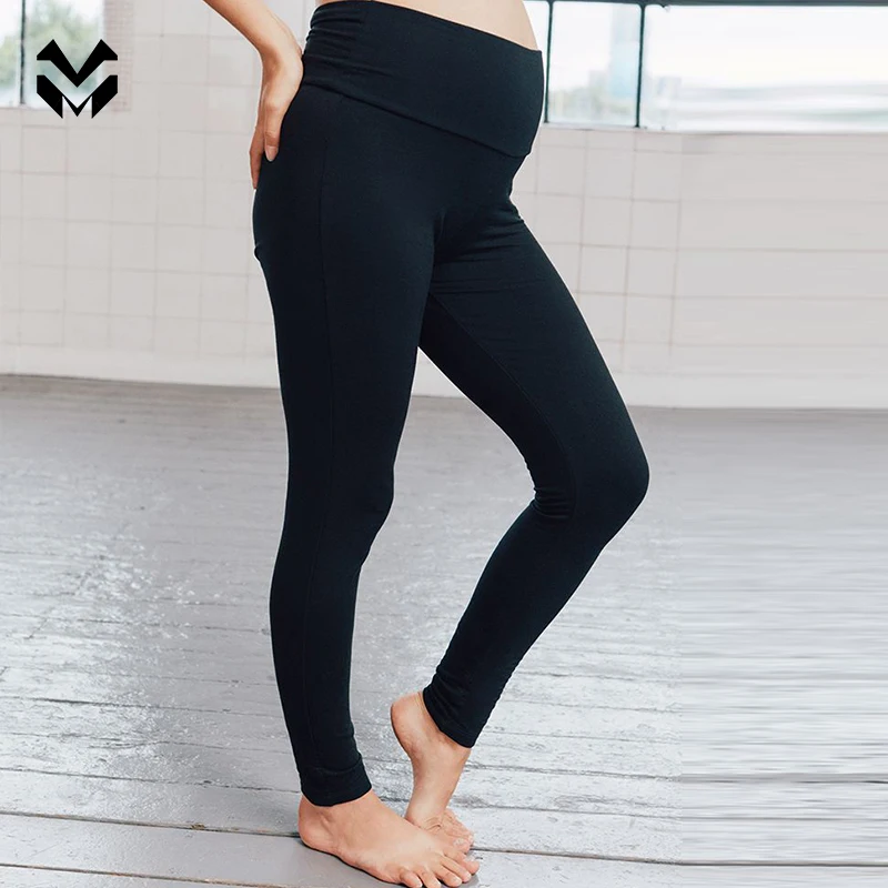 Фитнес нейлоновые бамбуковые эластичные мягкие дышащие леггинсы с высокой талией для кормящих матерей йоги для женщин