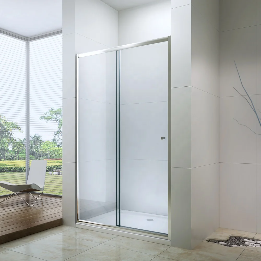 Popular Design Good Price 2 Door 6mm Sliding Square  Bathroom Shower Enclosure