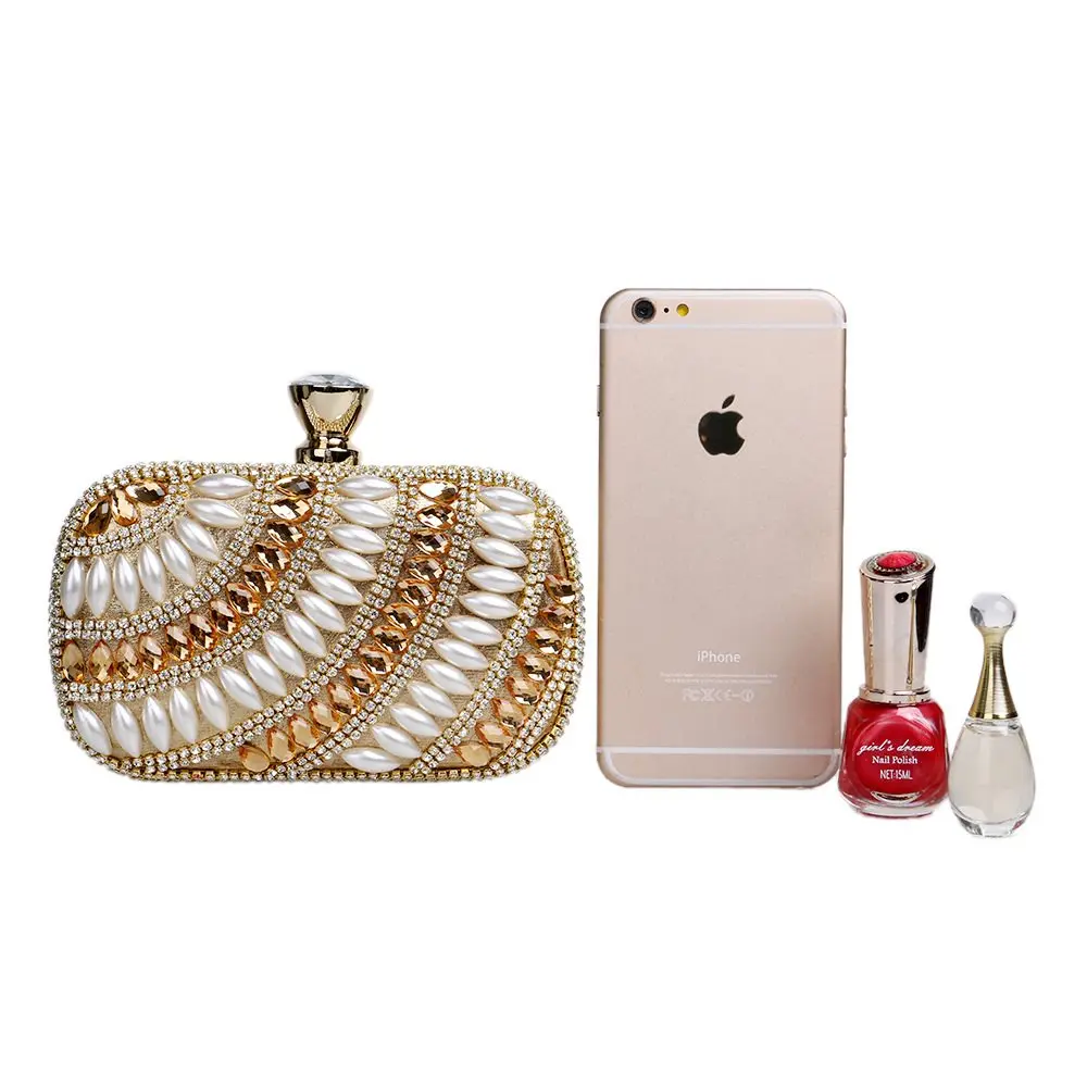 
Wholesale new designer elegant lady trendy fancy small women party cute purses clutch evening bag 