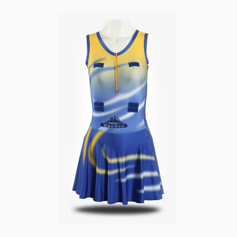 Custom High Quality Women Netball Dress Clothes Clothing Sublimation  Sticker Embroidery OEM Customized Logo Item