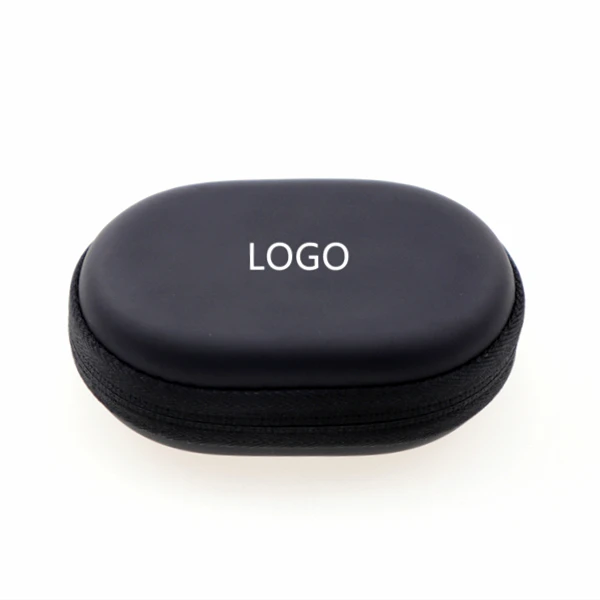 Hot Seller PU Material Promotional Hard Shell Eva Earphone Carrying Case Rectangular Portable Carrying Case