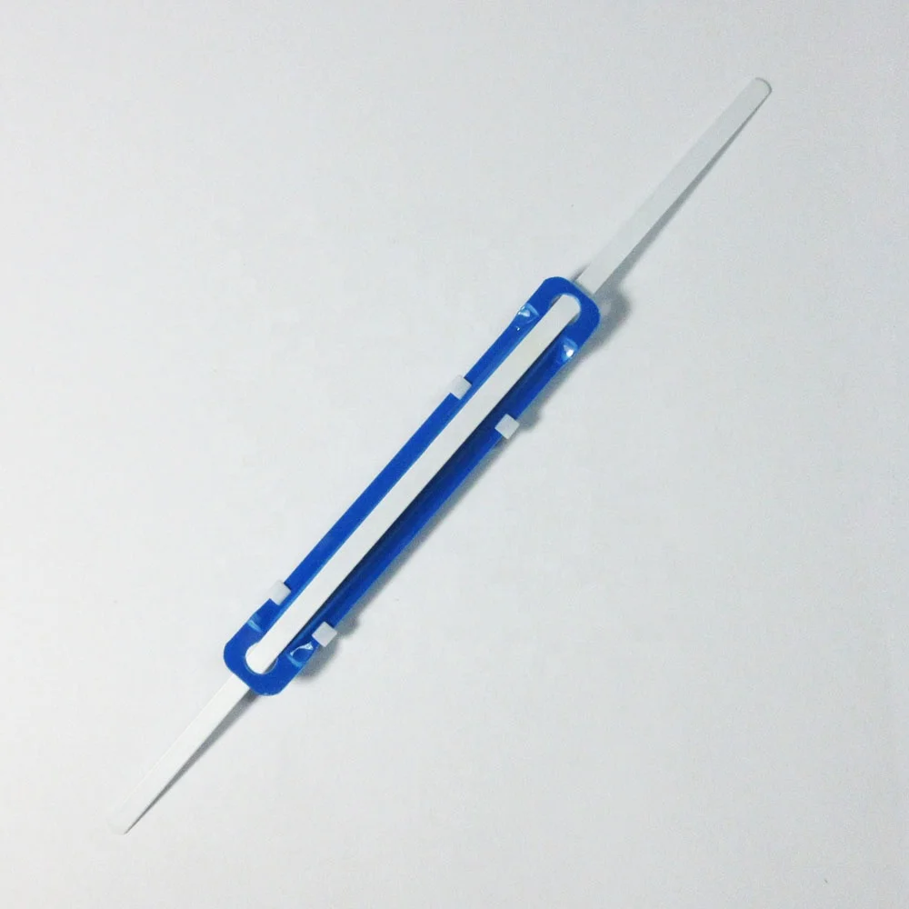 Office stationery supplies colorful PVC desktop organizer binding clip 8cm standard document plastic paper file fastener