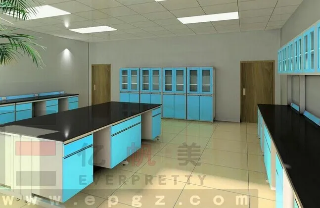 Senior High School Furniture Wall Bench Laboratory Workstation Series Granite Lab Lift Table Lab Tables