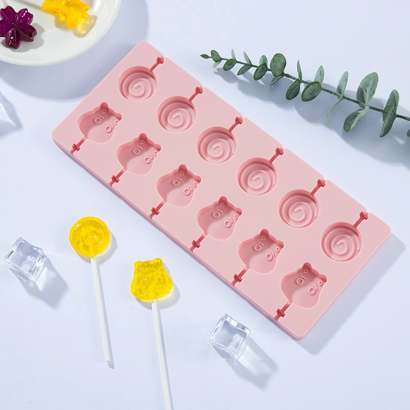 Reusable Cartoon Silicone Mold 3 Different Heart-shaped Jelly Molds Custard Pudding Mousse Cake Decoration baking Chocolate mold