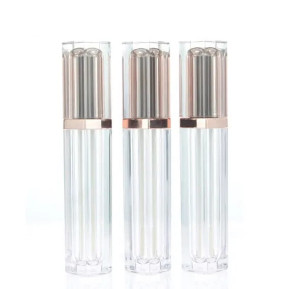 
empty lipgloss tube with plastic wand 