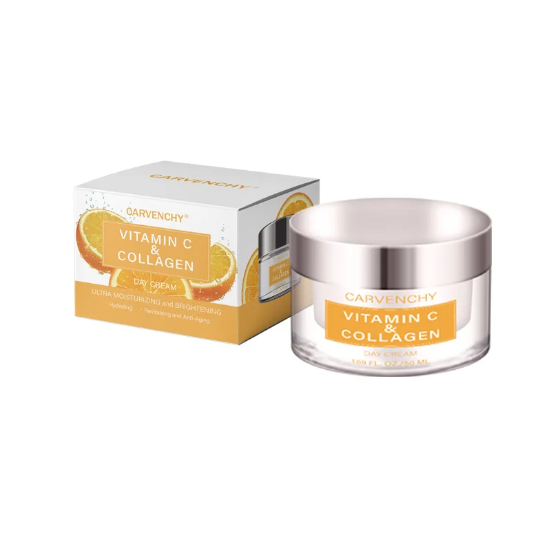 Viatamin C Collagen Lifting Face Cream for Moisturizing Brightening Whitening Facial  Daily  Glowing Skin Cream for women & men