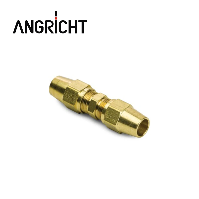 Brass compression fittings tube union dot air brake fittings for copper pipe