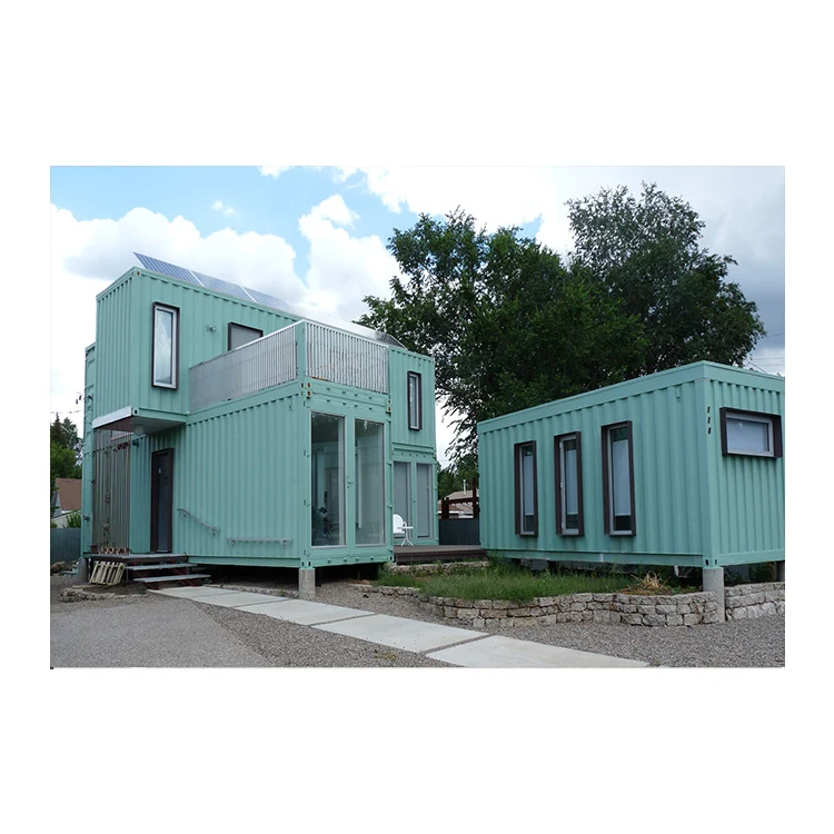 Modular living folding shipping prefabricated foldable wooden house kit price low cost modern design expandable container house